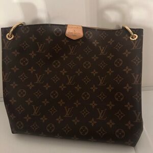 Louis Vuitton Dark Brown Monogram Tote
